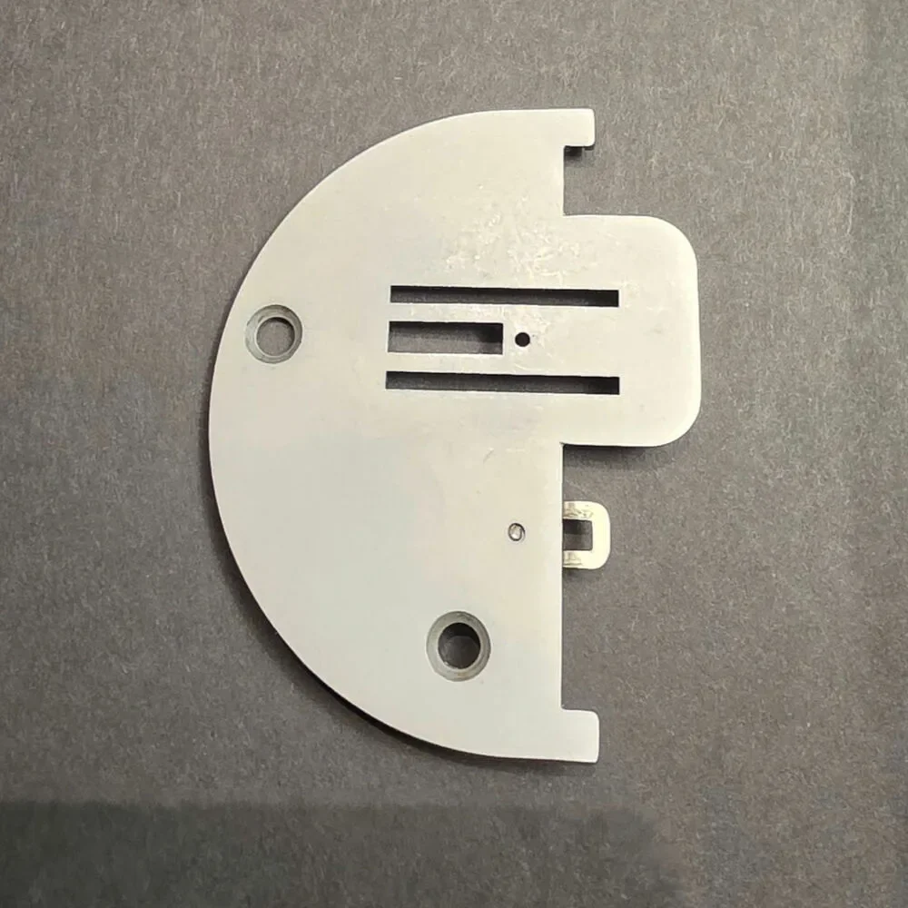 Sewing Machine Stainless Steel Vintage Semi-Circular Zigzag Needle Throat Plate